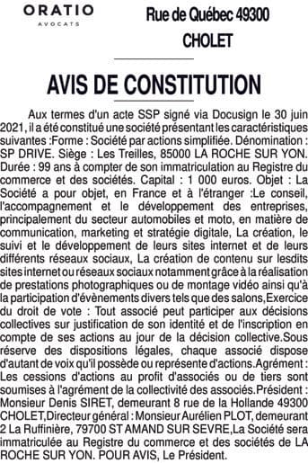 Contenu publication