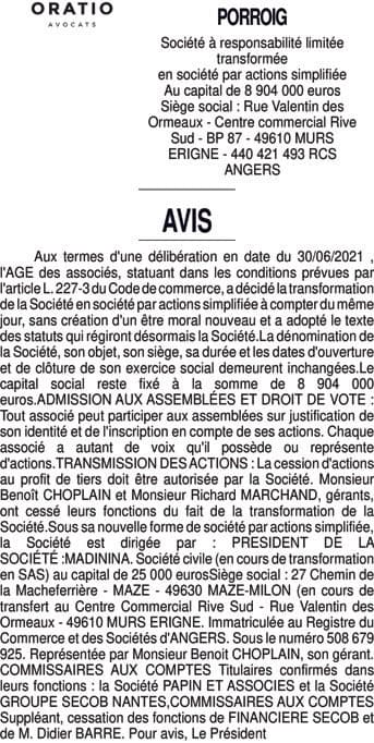 Contenu publication