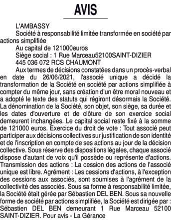 Contenu publication