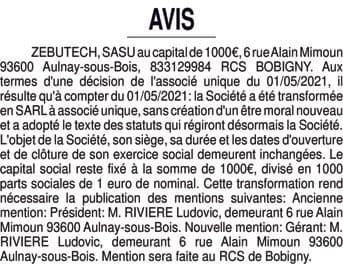 Contenu publication