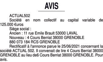 Contenu publication