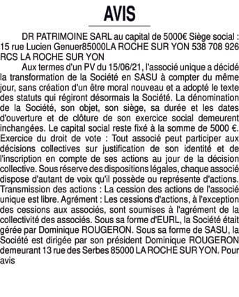 Contenu publication