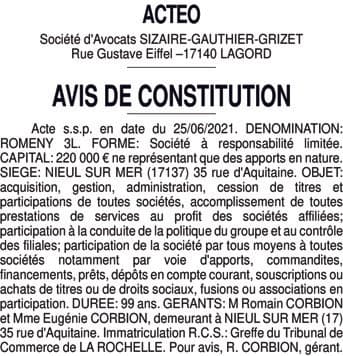Contenu publication