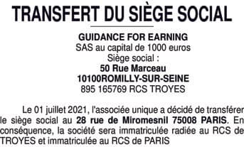 Contenu publication