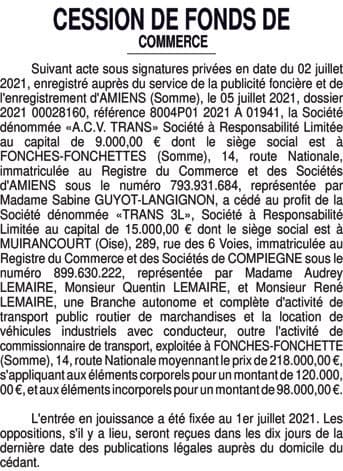 Contenu publication