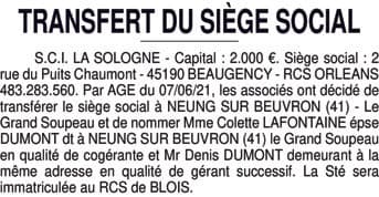 Contenu publication