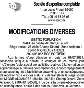 Contenu publication