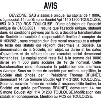 Contenu publication