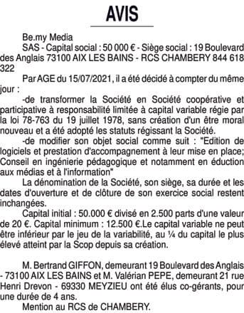 Contenu publication