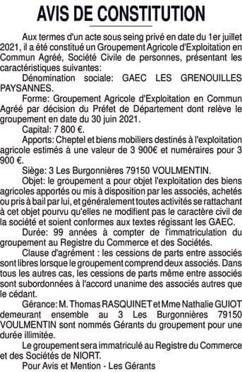 Contenu publication