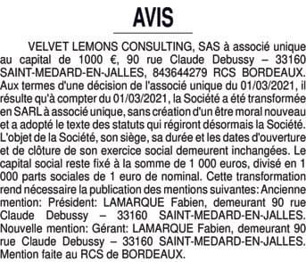 Contenu publication