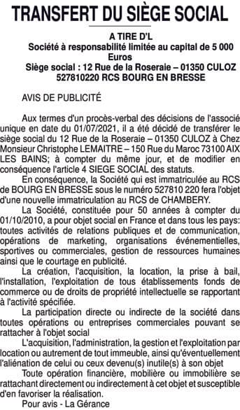 Contenu publication