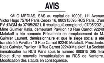 Contenu publication