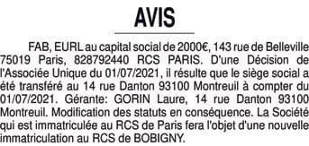 Contenu publication