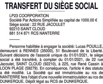 Contenu publication