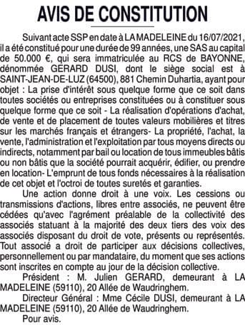 Contenu publication