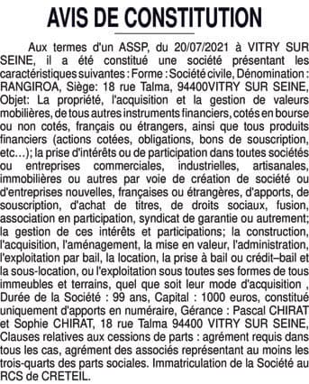 Contenu publication