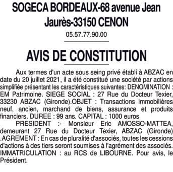 Contenu publication