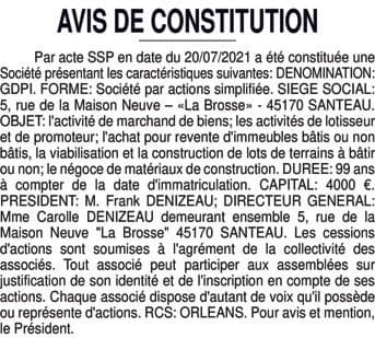 Contenu publication