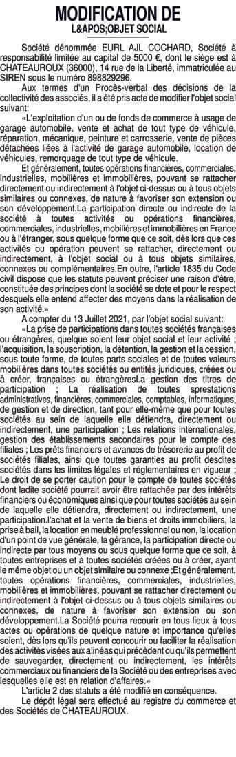 Contenu publication