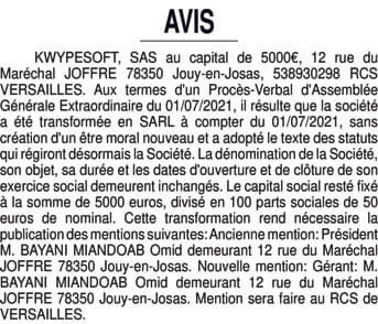 Contenu publication