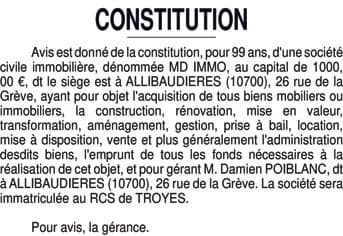Contenu publication