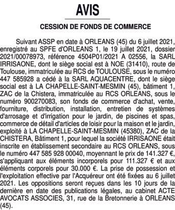 Contenu publication