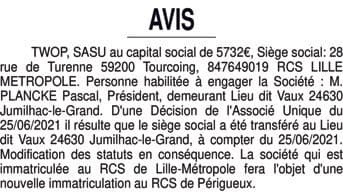 Contenu publication