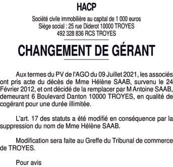 Contenu publication