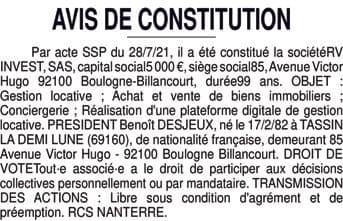 Contenu publication