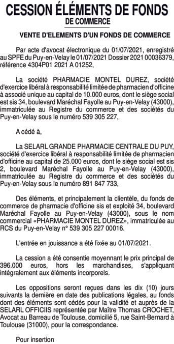 Contenu publication