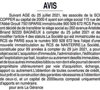 Contenu publication