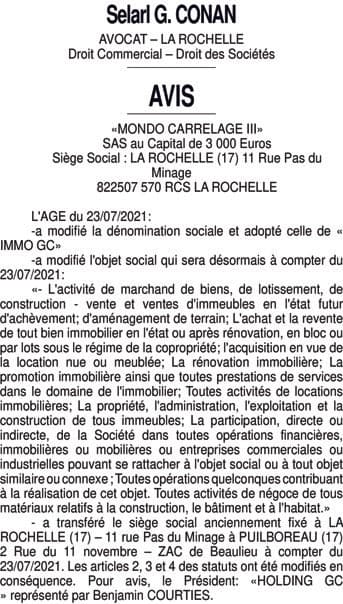 Contenu publication