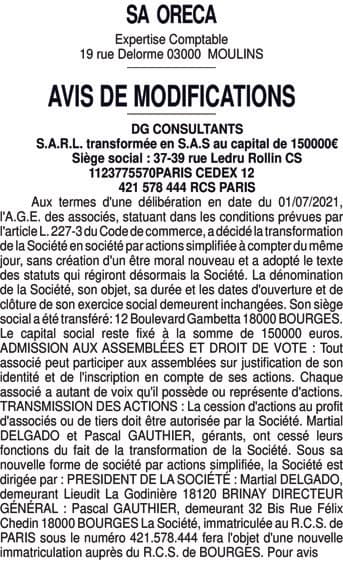Contenu publication