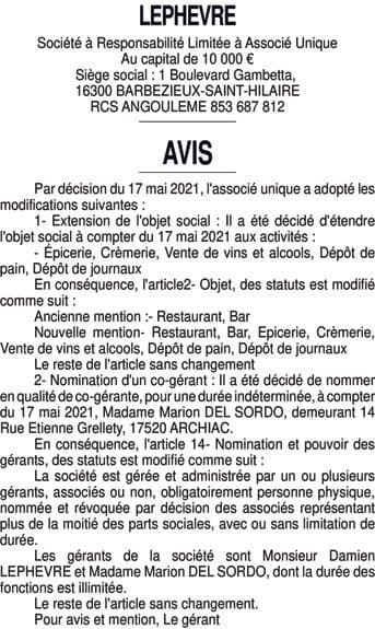 Contenu publication