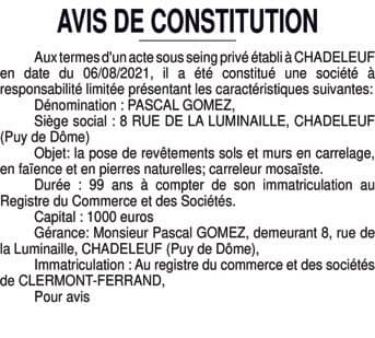 Contenu publication