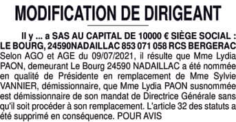 Contenu publication
