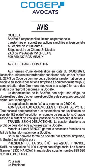 Contenu publication
