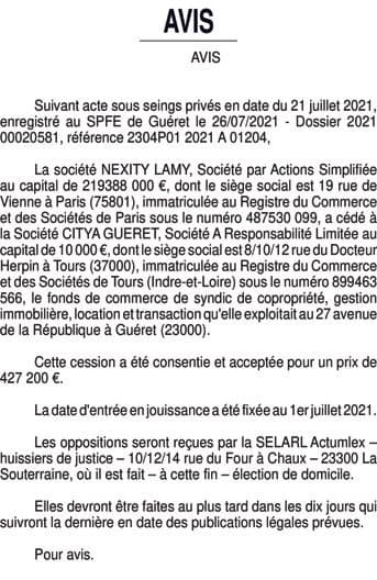 Contenu publication