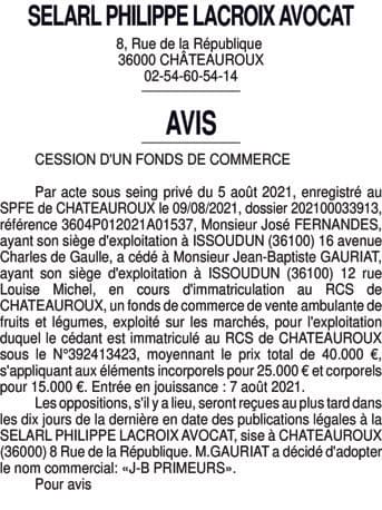 Contenu publication