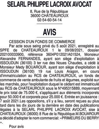 Contenu publication