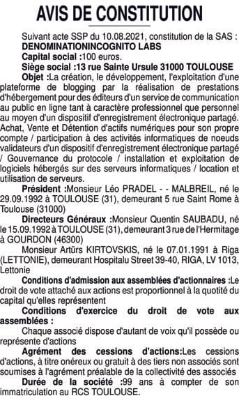 Contenu publication