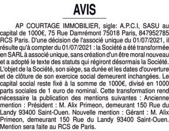 Contenu publication