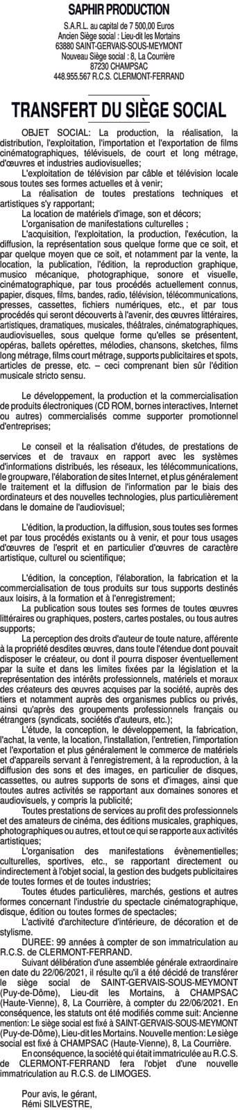 Contenu publication