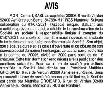 Contenu publication