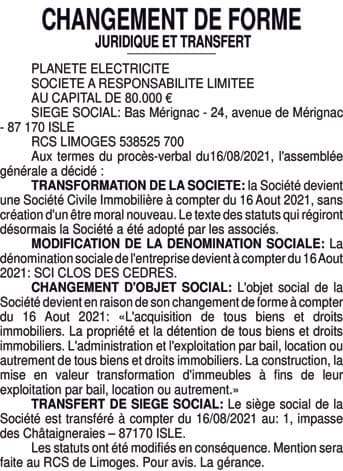 Contenu publication