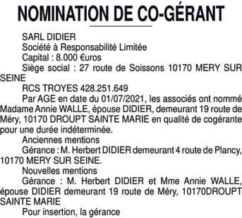 Contenu publication