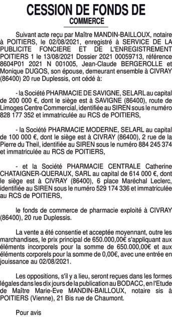 Contenu publication