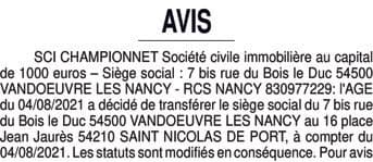 Contenu publication