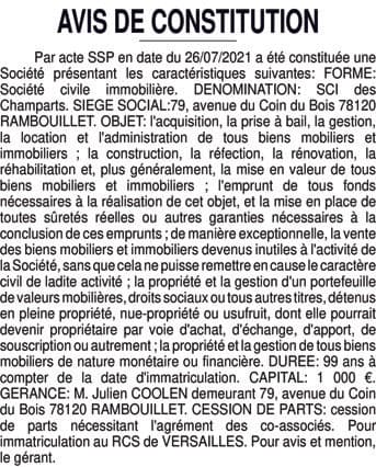 Contenu publication